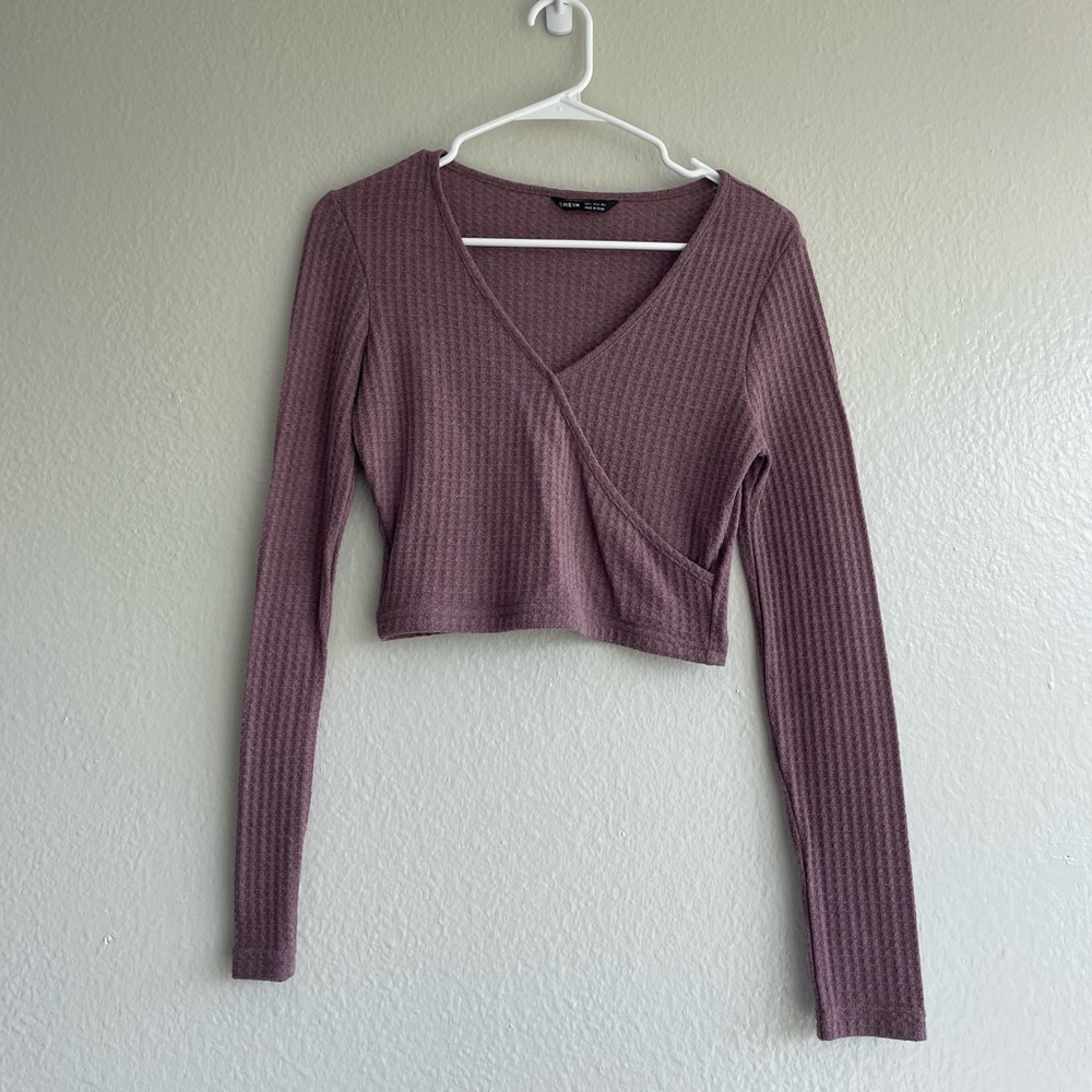 SHEIN | Women’s Long Sleeve V-Neck Top | Size Small